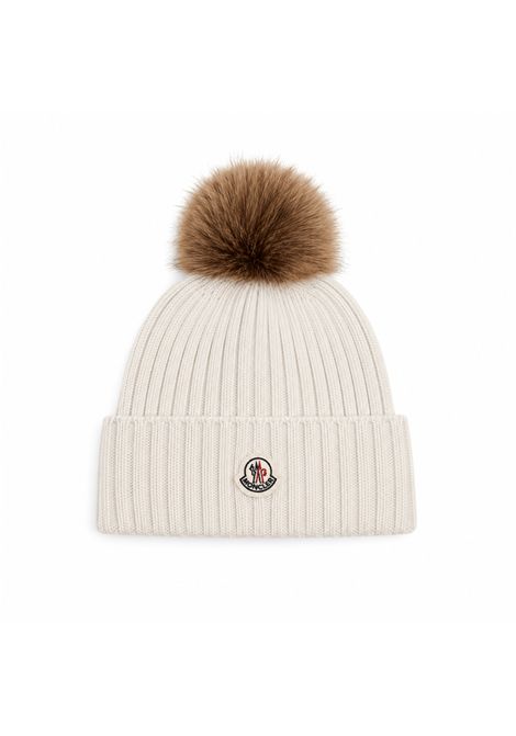 Cappello in lana con pom pon MONCLER ENFANT | 3B00007 A9327037